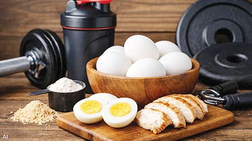 لبناء العضلات وإنقاص الـوزن.. ما أفضـل توقيـت لتناول البيض؟