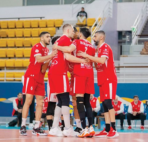 المحرق يواجه مجيس  فـي أندية الطائرة العربية