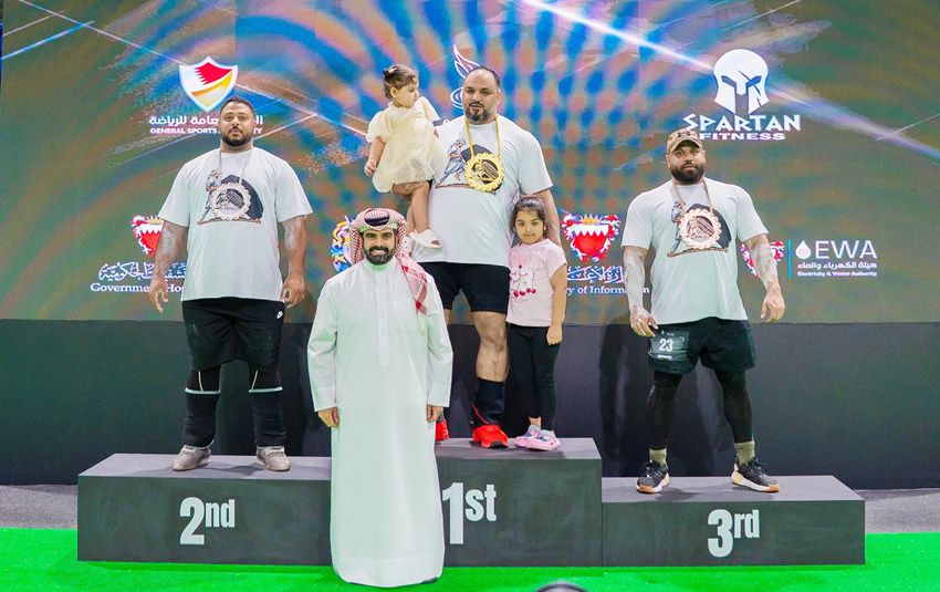 Salman bin Mohammed dự lễ bế mạc giải Người đàn ông mạnh nhất Bahrain
