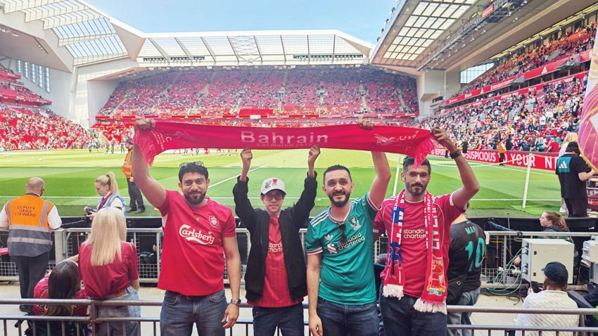 Rạp đá fans Liverpool Bahrain công bố chủ nhân “chuyến đi Anfield”